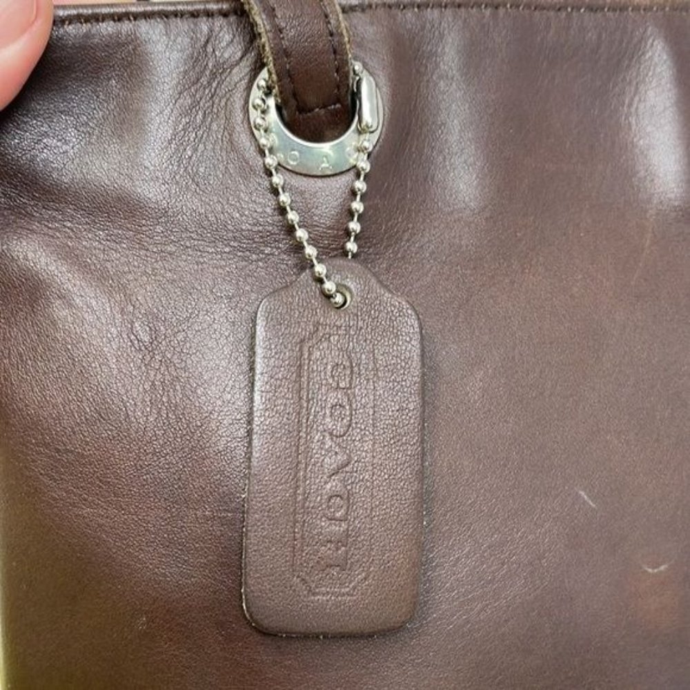 Coach Brown Leather Shoulder Bag - Picture 2 of 14